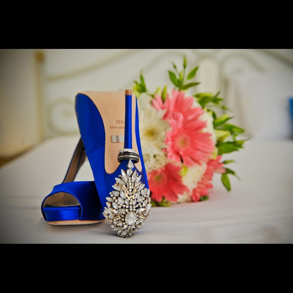 Wedding/evening peep toe
